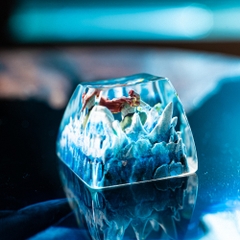 One Piece - Aokiji Kuzan Artisan Keycap Breakwooden 4