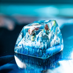 One Piece - Aokiji Kuzan Artisan Keycap Breakwooden 4