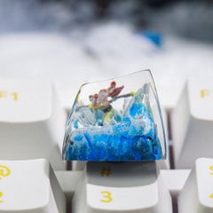 One Piece - Edward Newgate Artisan Keycap Breakwooden