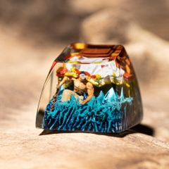 One Piece - Edward Newgate Artisan Keycap Breakwooden 2