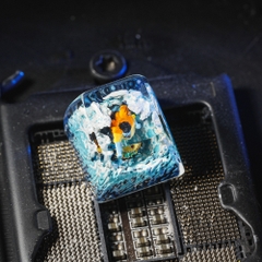 One Piece - Jinbe Artisan Keycap Breakwooden