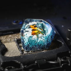 One Piece - Jinbe Artisan Keycap Breakwooden
