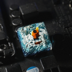 One Piece - Jinbe Artisan Keycap Breakwooden