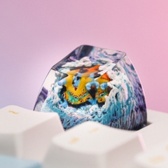 One Piece - Jinbe Artisan Keycap Breakwooden 2