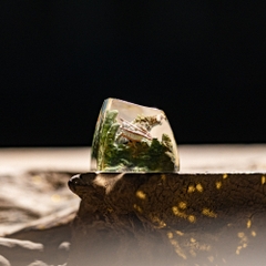 Orange Dragon Artisan Keycap Breakwooden