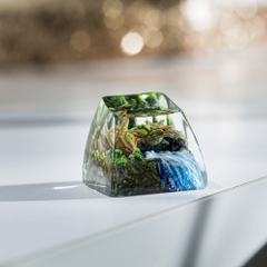 Orange Dragon Artisan Keycap Breakwooden 3