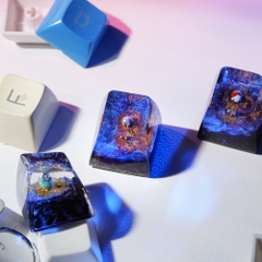 Planet - Earth Artisan Keycap Breakwooden 4