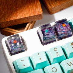 Planet - Galaxy Artisan Keycap Breakwooden 2