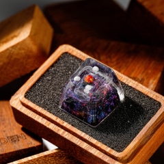 Planet - Galaxy Artisan Keycap Breakwooden 2
