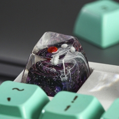 Planet - Galaxy Artisan Keycap Breakwooden 4