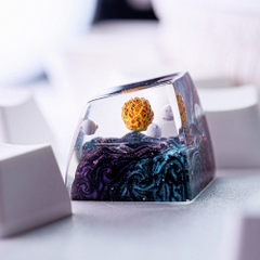 Planet - Galaxy Artisan Keycap Breakwooden 5