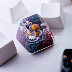Planet - Galaxy Artisan Keycap Breakwooden 5