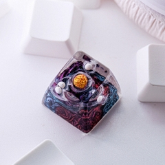 Planet - Galaxy Artisan Keycap Breakwooden 5