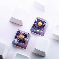 Planet - Galaxy Artisan Keycap Breakwooden 5