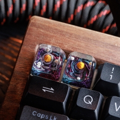 Planet - Galaxy Artisan Keycap Breakwooden 6