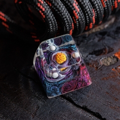 Planet - Galaxy Artisan Keycap Breakwooden 6