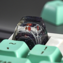 Planet - Mars Artisan Keycap Breakwooden
