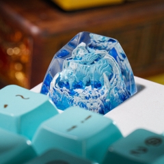 Pokemon - Alola Vulnona Artisan Keycap Breakwooden