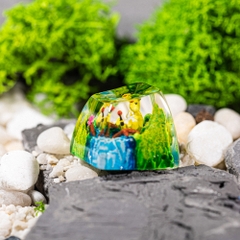 Pokemon - Ampharos Artisan Keycap Breakwooden