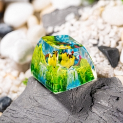 Pokemon - Ampharos Artisan Keycap Breakwooden