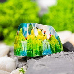 Pokemon - Ampharos Artisan Keycap Breakwooden