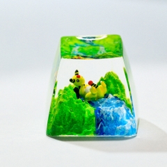 Pokemon - Ampharos Artisan Keycap Breakwooden 2