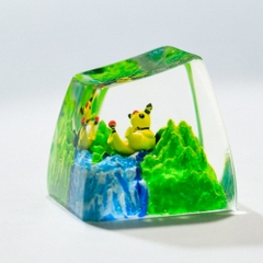 Pokemon - Ampharos Artisan Keycap Breakwooden 2