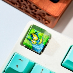 Pokemon - Ampharos Artisan Keycap Breakwooden 2