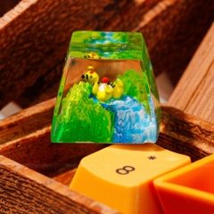 Pokemon - Ampharos Artisan Keycap Breakwooden 2