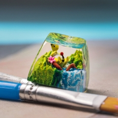 Pokemon - Ampharos Artisan Keycap Breakwooden 4