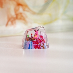 Pokemon - Ampharos Cherry Blossom Artisan Keycap Breakwooden