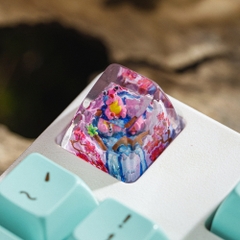 Pokemon - Ampharos Cherry Blossom Artisan Keycap Breakwooden 2