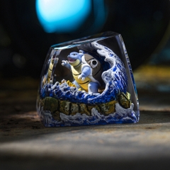 Pokemon - Blastoise Artisan Keycap Breakwooden