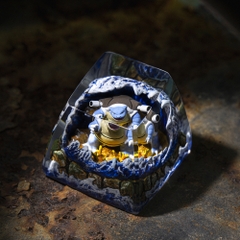 Pokemon - Blastoise Artisan Keycap Breakwooden