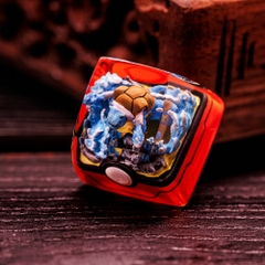 Pokemon - Blastoise Artisan Keycap Breakwooden 2