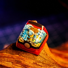 Pokemon - Blastoise Artisan Keycap Breakwooden 2