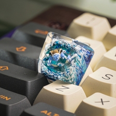 Pokemon - Blastoise Artisan Keycap Breakwooden 5