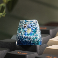 Pokemon - Blastoise Artisan Keycap Breakwooden 5