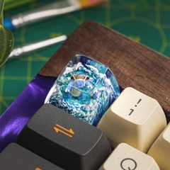 Pokemon - Blastoise Artisan Keycap Breakwooden 5