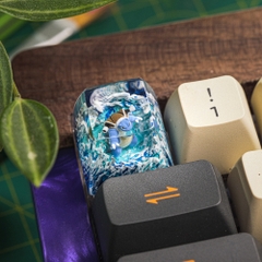 Pokemon - Blastoise Artisan Keycap Breakwooden 5
