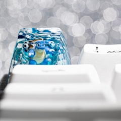 Pokemon - Blastoise Artisan Keycap Breakwooden 6