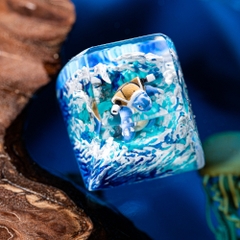 Pokemon - Blastoise Artisan Keycap Breakwooden 7
