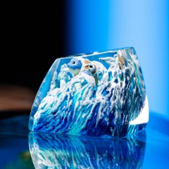 Pokemon - Blastoise Artisan Keycap Breakwooden 7