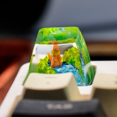 Pokemon - Buizel Artisan Keycap Breakwooden 2