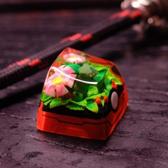 Pokemon - Bulbasaur Artisan Keycap Breakwooden