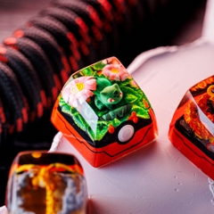 Pokemon - Bulbasaur Artisan Keycap Breakwooden