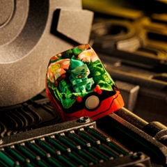 Pokemon - Bulbasaur Artisan Keycap Breakwooden