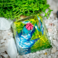 Pokemon - Bulbasaur Artisan Keycap Breakwooden 11