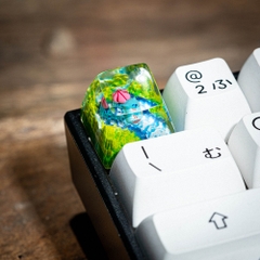 Pokemon - Bulbasaur Artisan Keycap Breakwooden 11