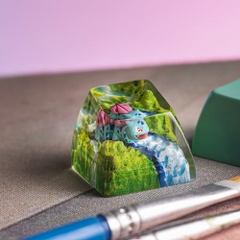 Pokemon - Bulbasaur Artisan Keycap Breakwooden 12